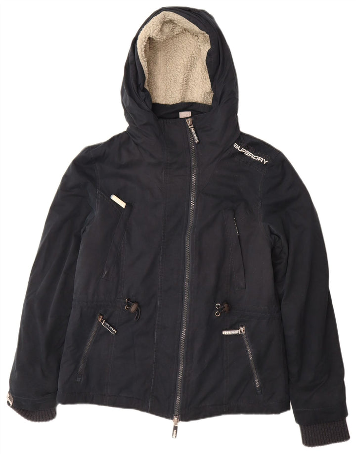 Jachetă Windbreaker The windparka pentru femei Superdry UK 14, mare, bleumarin