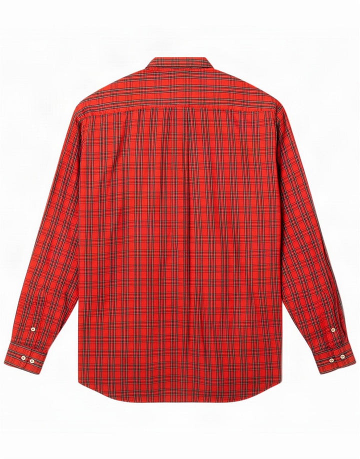 Camasă pentru bărbați Benetton Medium Red Check