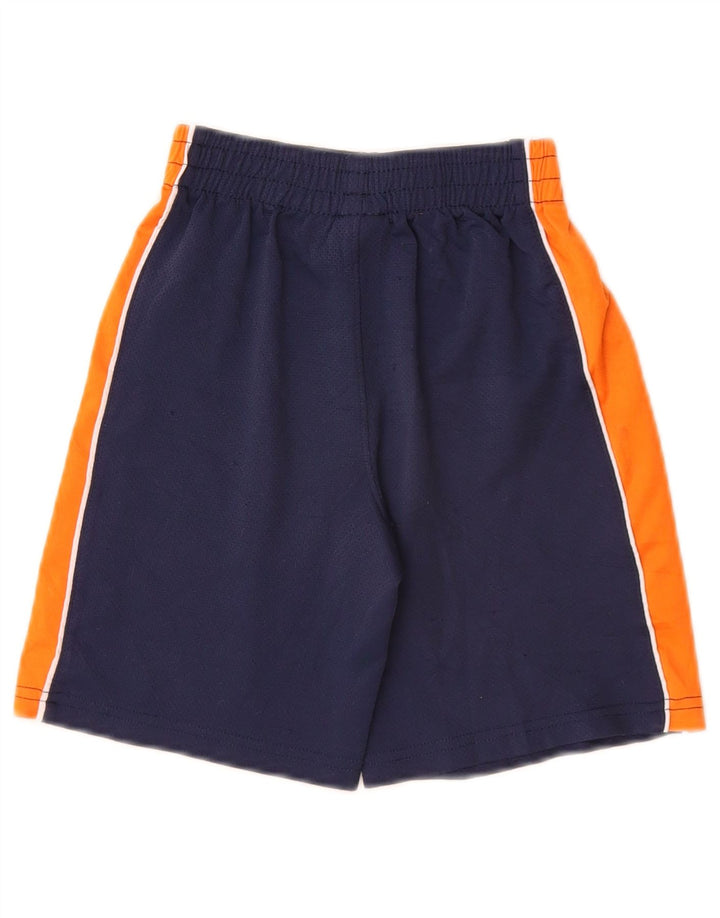 Pantaloni scurti sport Puma pentru femei US 6 Medium bleumarin din poliester color bloc