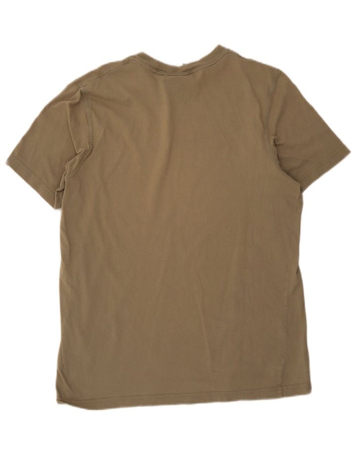 Tricou grafic pentru bărbați Adidas Top Mediu Kaki Bumbac