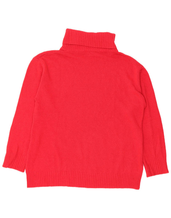 Hekla & Co Pulover cu gât rulat pentru femei UK 20 2XL Roșu