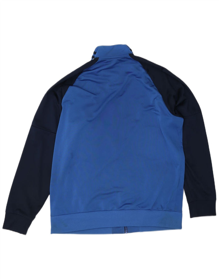 Jachetă de trening pentru bărbați Adidas, mare, albastru, poliester color bloc