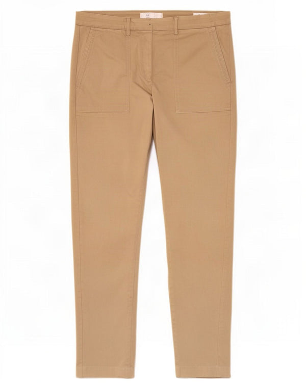 Pantaloni chino subțiri pentru femei Marks & Spencer UK 12 Medium W30 L27 Bej
