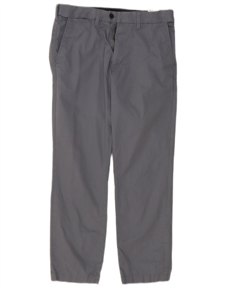 Marks & Spencer Pantaloni drepți pentru bărbați L32 L29 Bumbac albastru