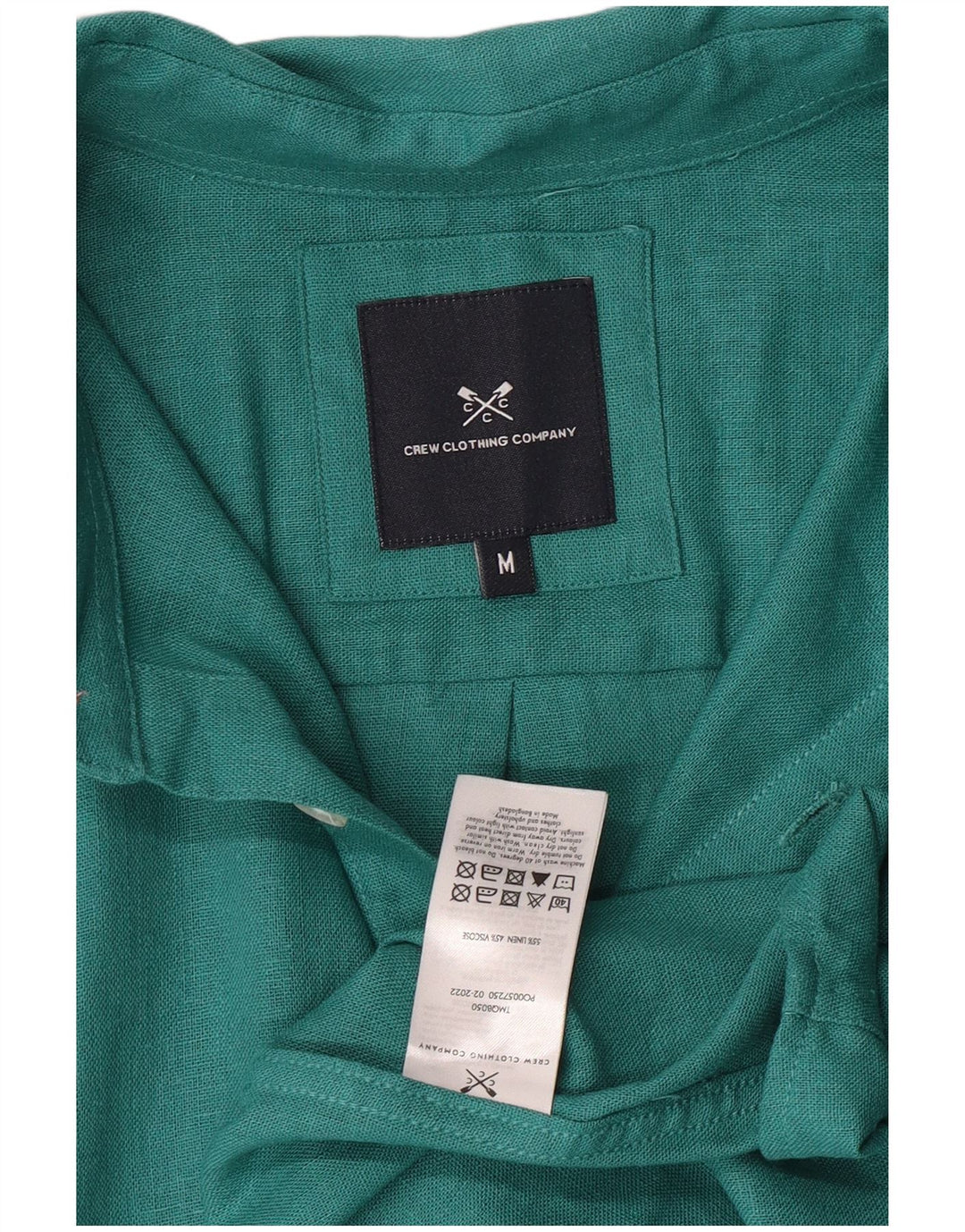 Crew Clothing Cămașă pentru bărbați In verde mediu