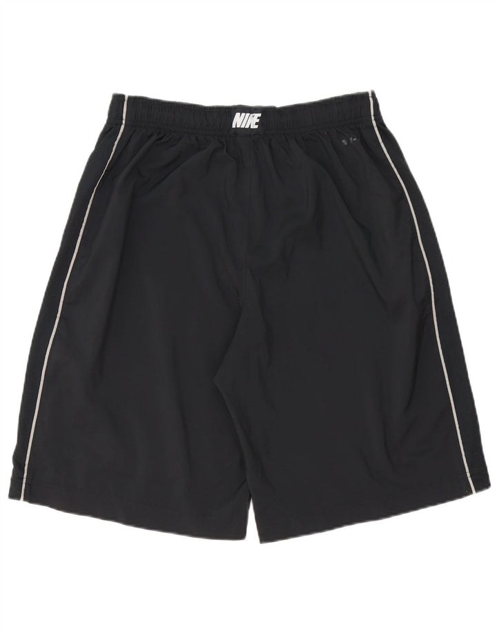 Pantaloni scurți sport Nike Dri Fit pentru bărbați, poliester mediu negru