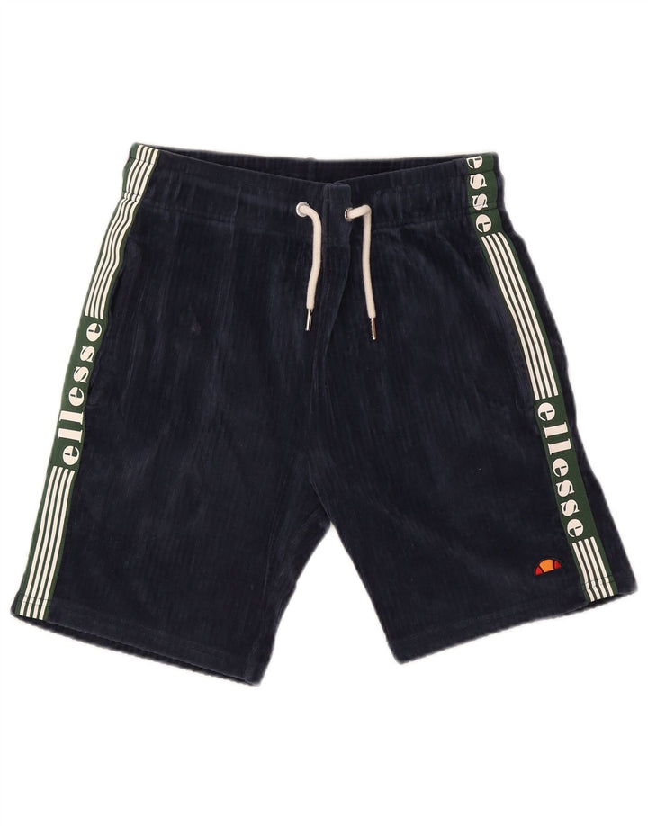 Pantaloni scurți sport grafic pentru bărbați Ellesse, mici, albastru, bumbac
