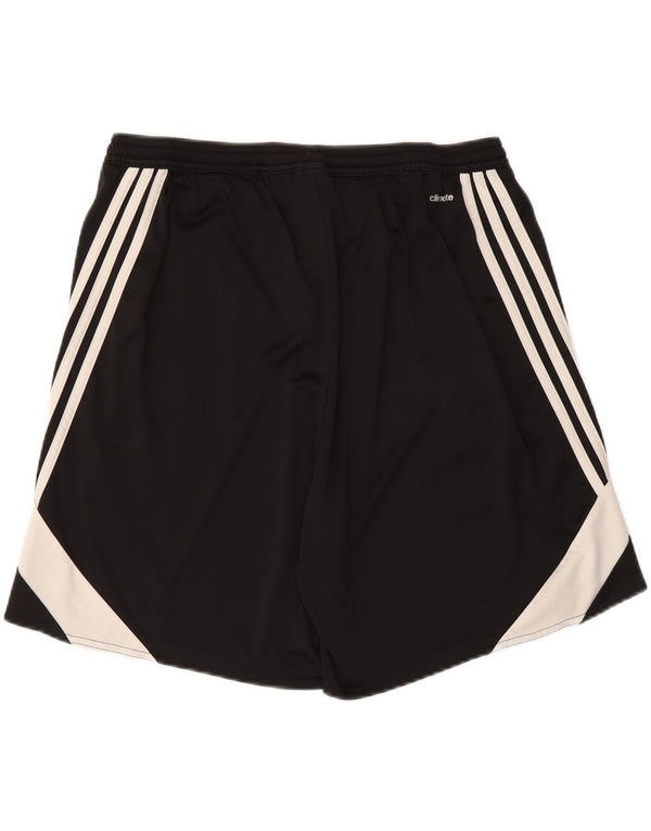 ADIDAS Mens Climalite Sport Shorts XL  Black Colourblock Polyester