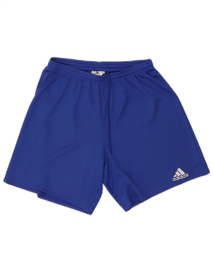 Pantaloni scurți sport Climalite ADIDAS pentru bărbați, poliester albastru mediu