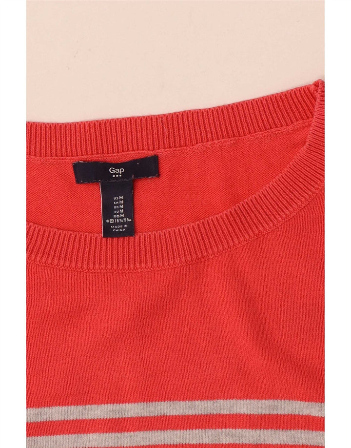 Pulover pentru femei Gap cu gât de barcă UK 14 Medium Red Dunge