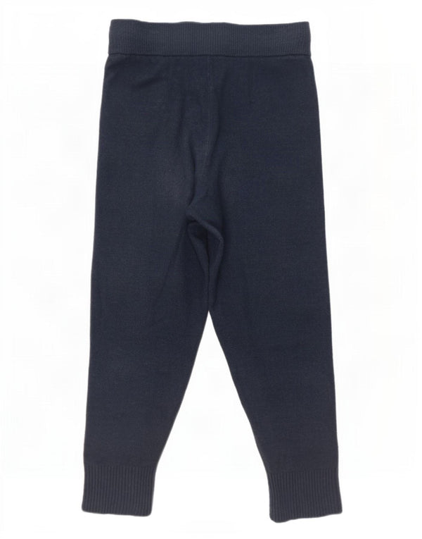 Pantaloni de trening din tricot pentru femei Zara Pantaloni de jogging UK 12 Medium Bleumarin Acrilic