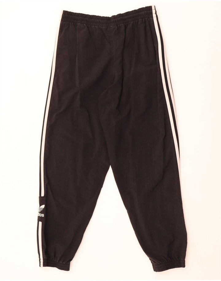 Pantaloni de trening Adidas pentru femei Joggeri UK 14 Poliester negru mare