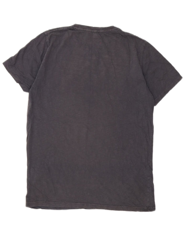 Tricou cu grafic Jack & Jones pentru bărbați, cu croială obișnuită, mare, gri, bumbac