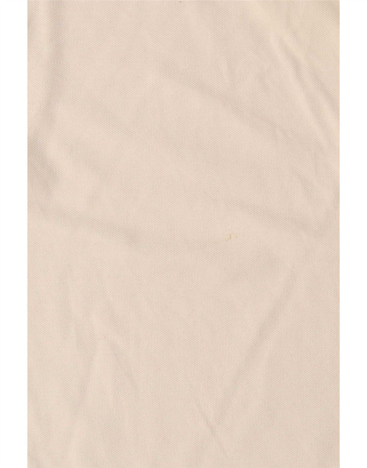 Cămașă polo cu grafică pentru bărbați Kappa, bumbac alb mare