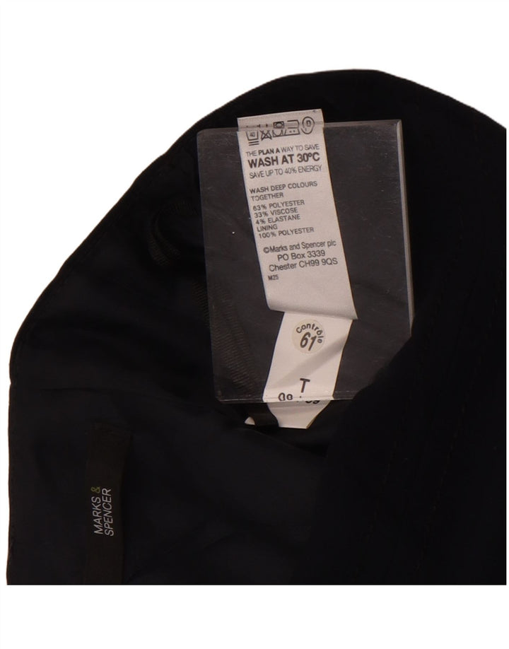 Fusta creion pentru femei Marks & Spencer UK 8 Small W26 Poliester bleumarin