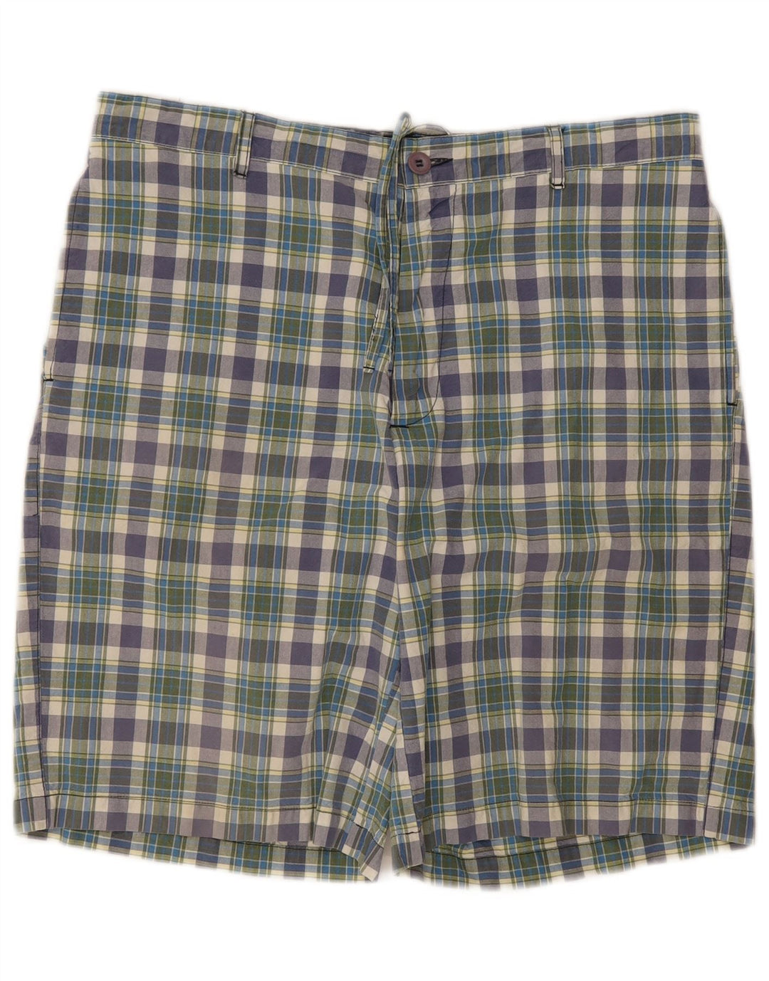 Pantaloni scurți chino obișnuiți pentru bărbați Woolrich W38 XL, bumbac în carouri multicolore