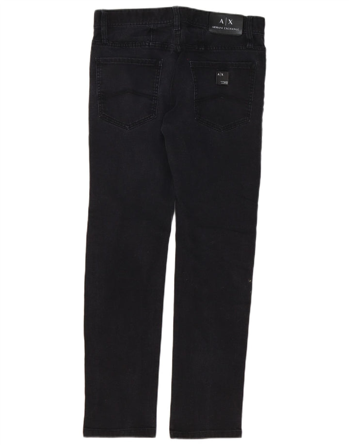 Blugi slim pentru femei Armani Exchange W31 L29 bumbac negru