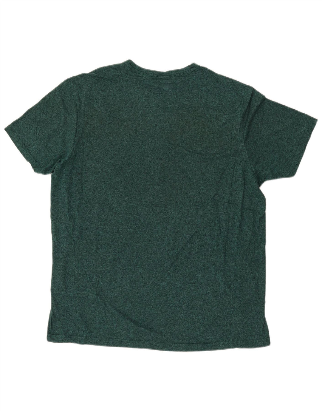 Tricou Eddie Bauer pentru bărbați, cu croiala normală. Top mare din poliester pătat verde