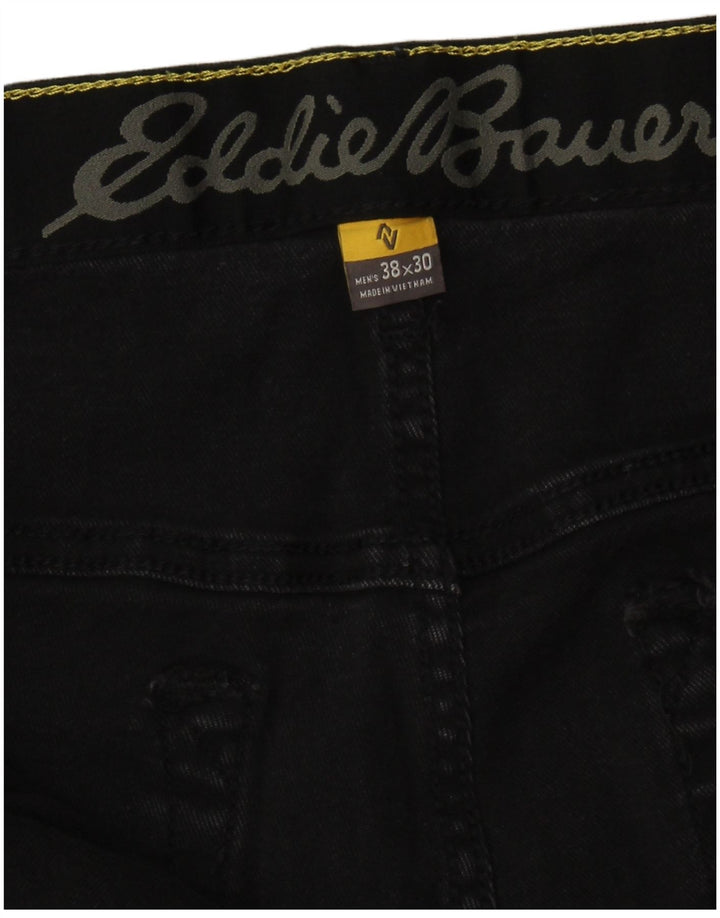 Blugi drepti pentru bărbați Eddie Bauer W38 L30 negri