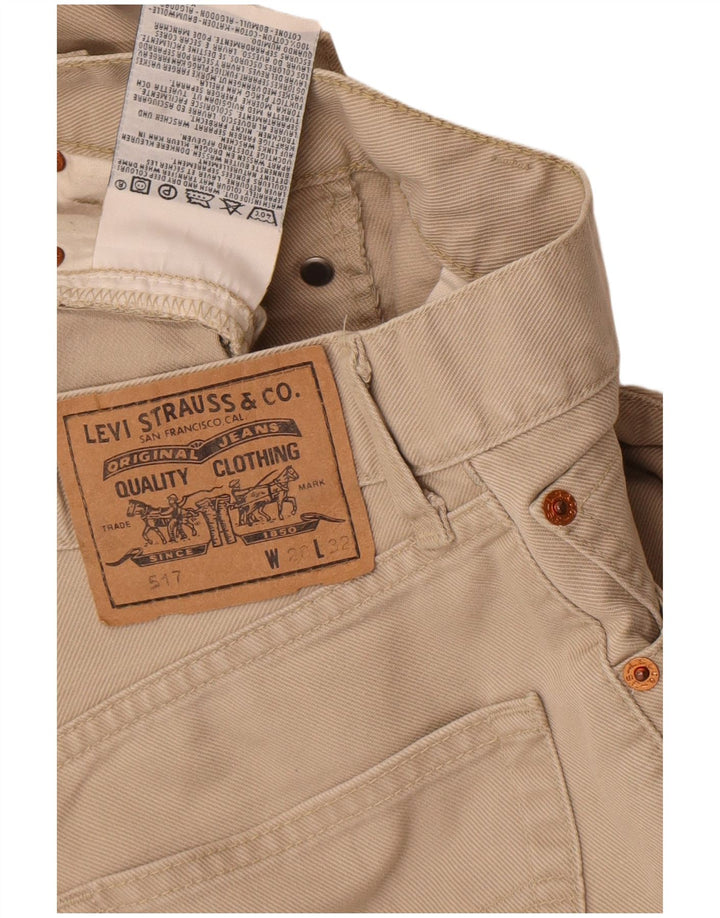 Blugi Levi's 517 Bootcut W28 L32 bumbac bej