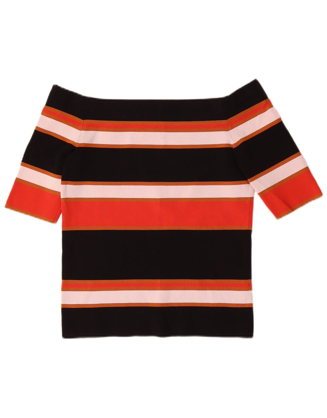 Top Femei Massimo Dutti cu umăr dezactivat UK 8, mic, cu dungi multicolore