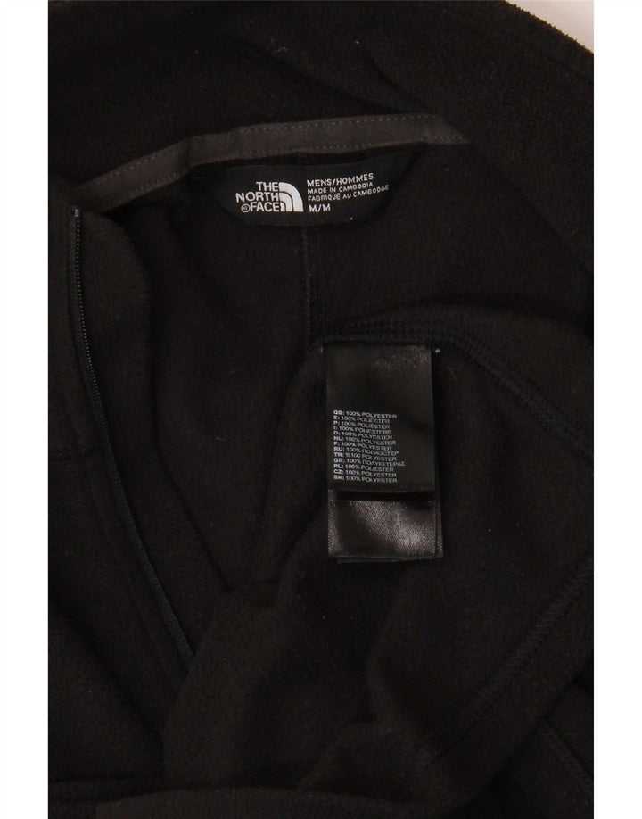 Jumper The North Face pentru bărbați, cu fermoar și gât, poliester mediu negru