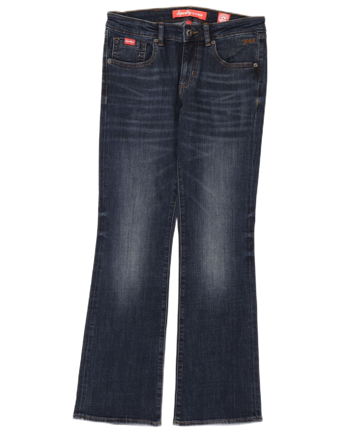 SUPERDRY Blugi Bootcut pentru femei W28 L30 Bumbac albastru