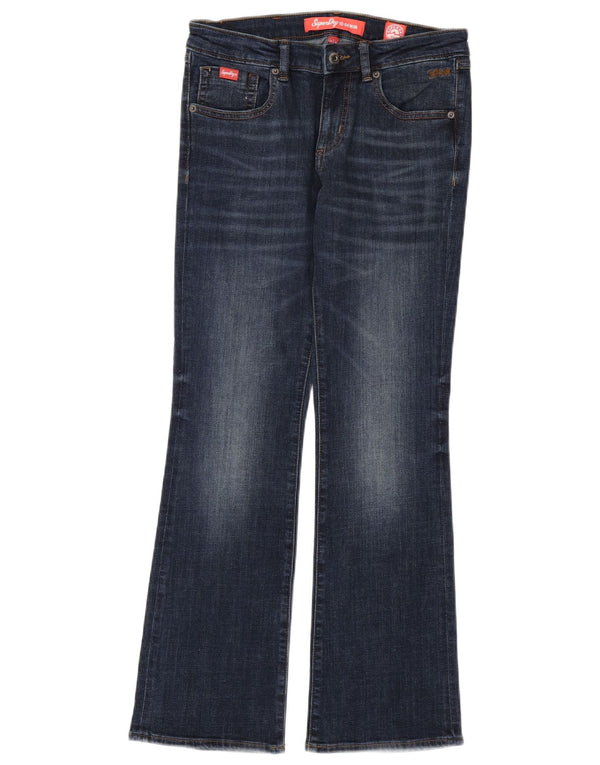 SUPERDRY Blugi Bootcut pentru femei W28 L30 Bumbac albastru