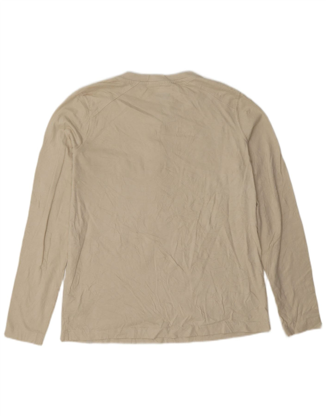 Top pentru femei Dickies cu mânecă lungă UK 10 mic, bej, bumbac