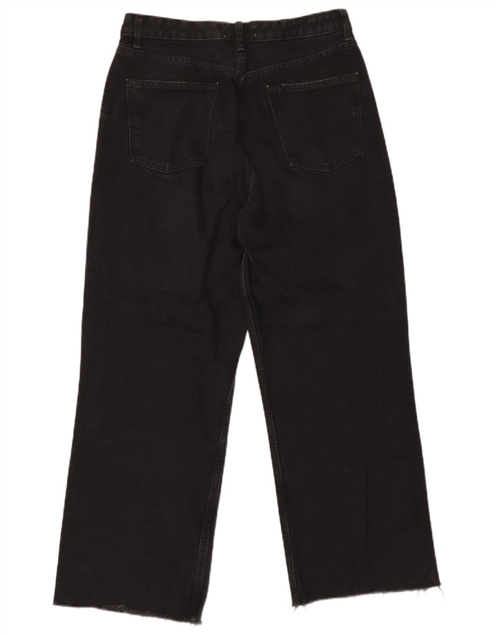 Blugi largi pentru femei Zara EU 42 Large W32 L28 Negri