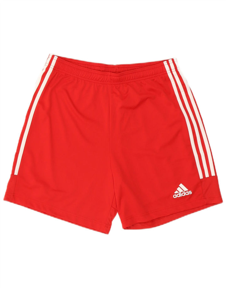 Pantaloni scurți sport pentru bărbați Adidas Aeroready, poliester roșu mediu