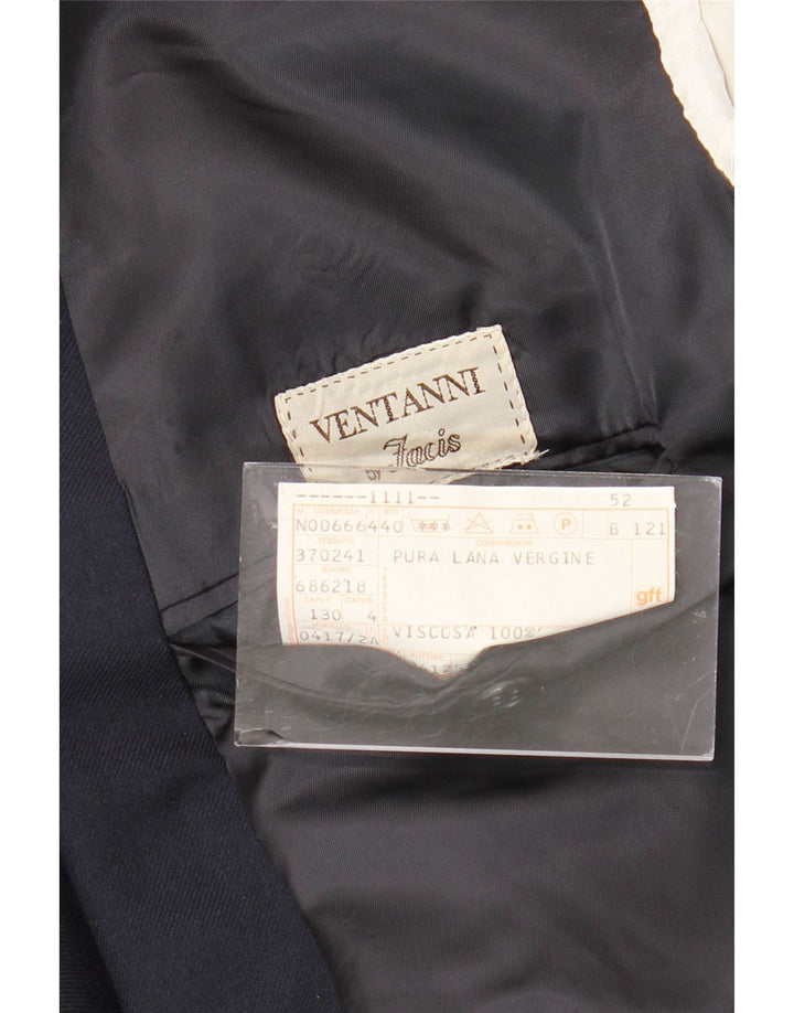 FACIS Jachetă pentru bărbați cu două pieptări IT 52 XL Lână virgină bleumarin