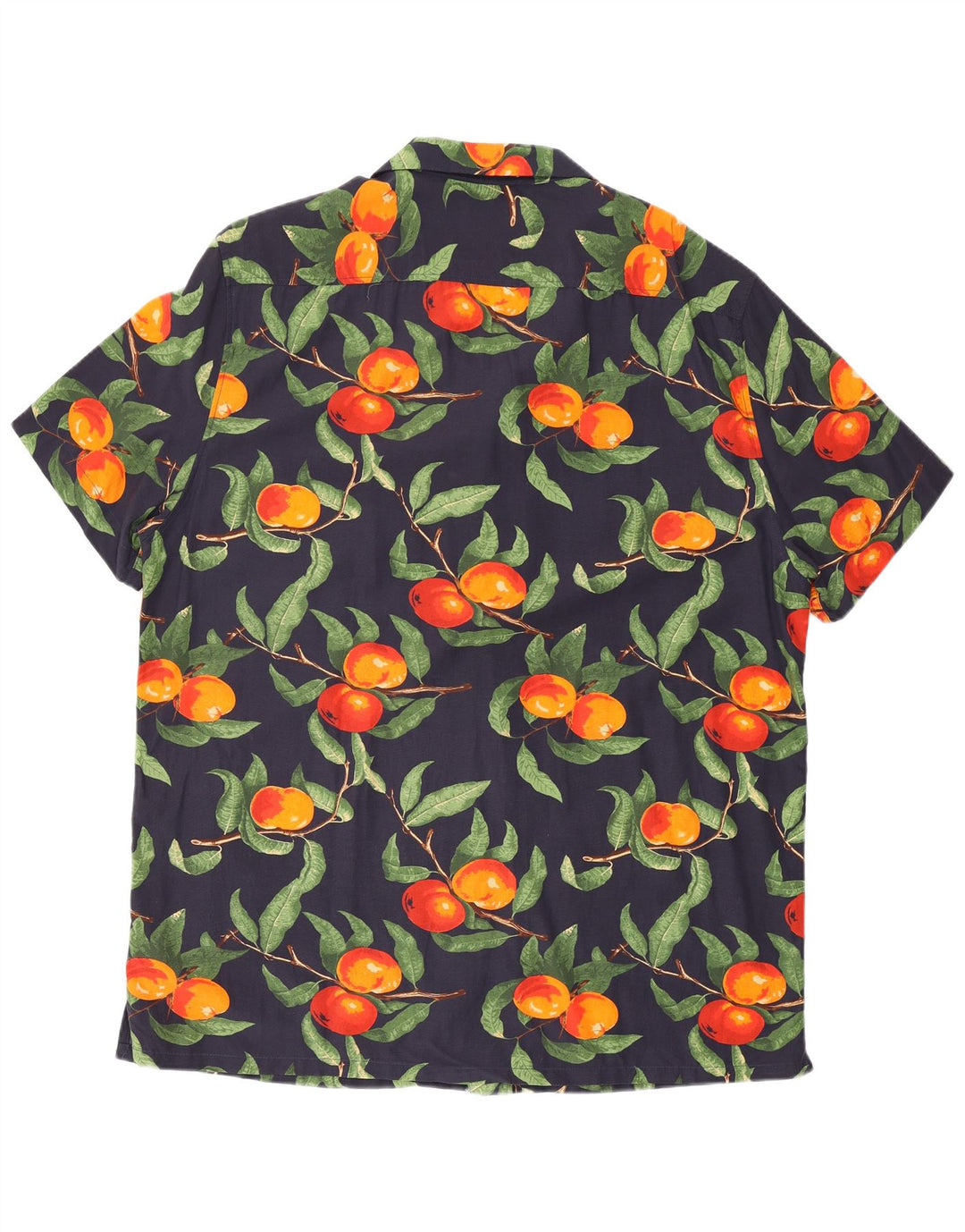 Cămașă cu mânecă scurtă pentru bărbați C&A, cu model abstract, XL bleumarin, viscoză