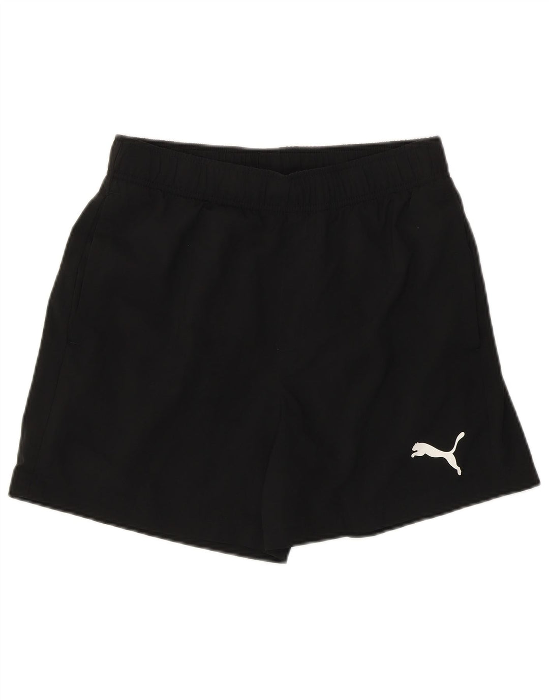 Pantaloni scurti sport Puma pentru bărbați, poliester negru mic