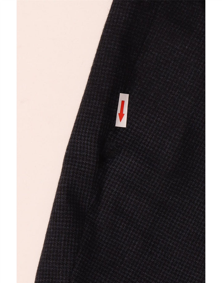 Sacou blazer pentru bărbați Hugo Boss, cu 2 nasturi, UK 42 XL, bleumarin, picioare de găină