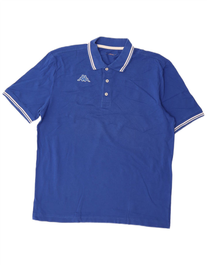 Cămașă polo pentru bărbați Kappa, mare, albastru