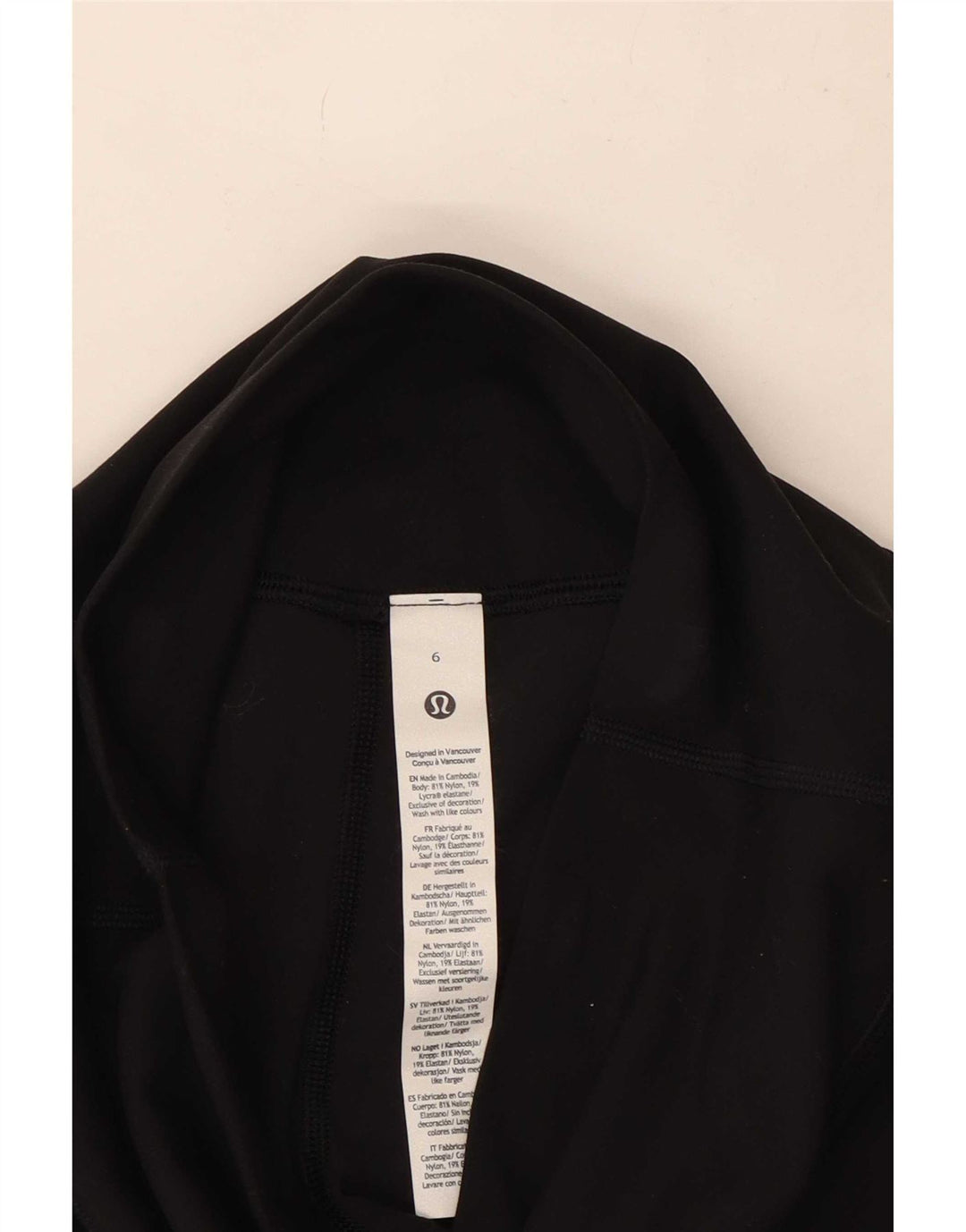 Lululemon Leggings pentru femei US 6 Medium Black Nylon
