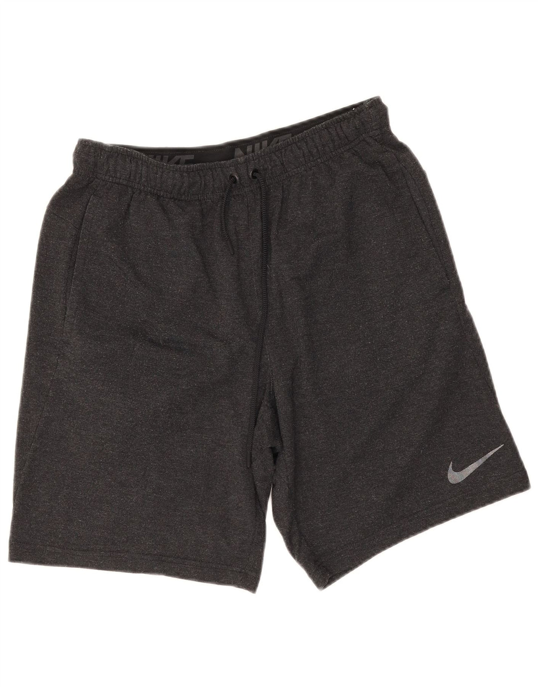 Pantaloni scurți sport Nike pentru bărbați, gri mediu, viscoză cu pături