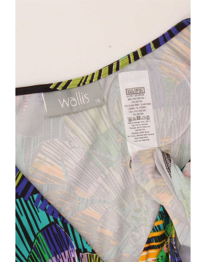 Rochie asimetrică pentru femei Wallis UK 16 mare, multicoloră, geometrică