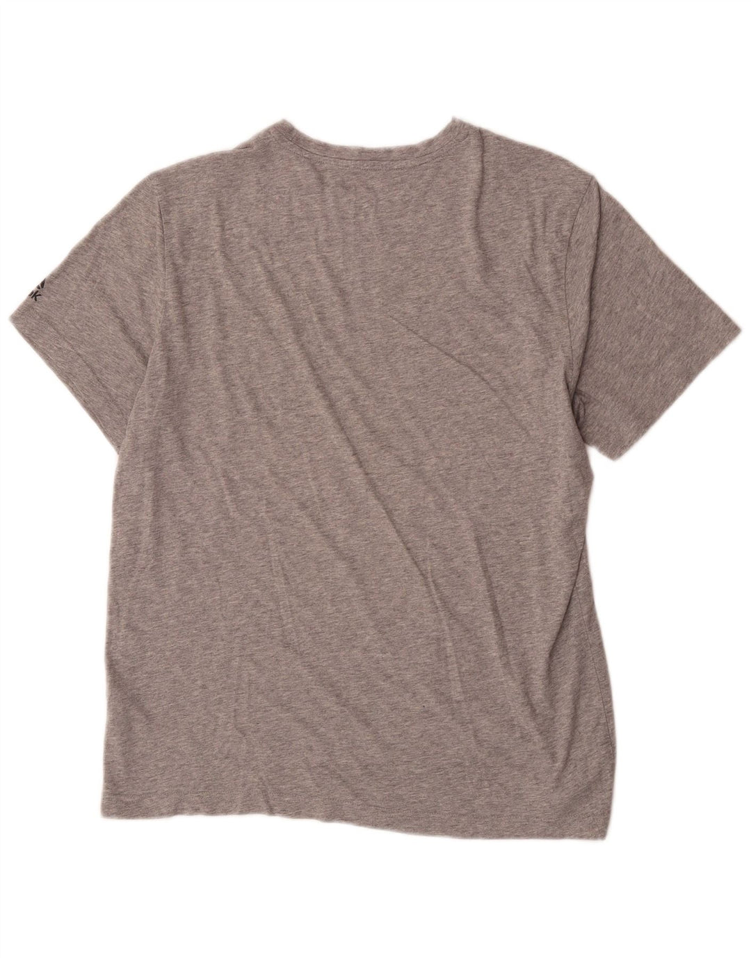 Tricou grafic Reebok pentru bărbați Top mare din bumbac gri