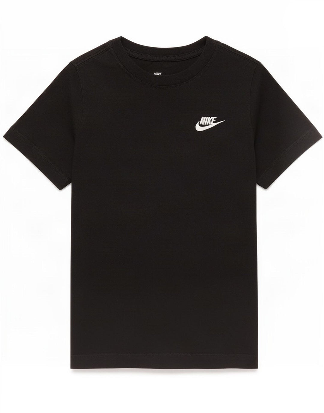 Tricou Nike pentru băieți Top 10-11 ani, mediu negru, bumbac
