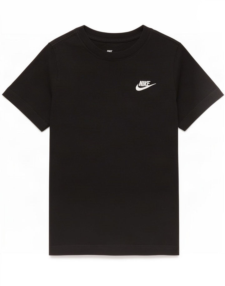 Tricou Nike pentru băieți Top 10-11 ani, mediu negru, bumbac