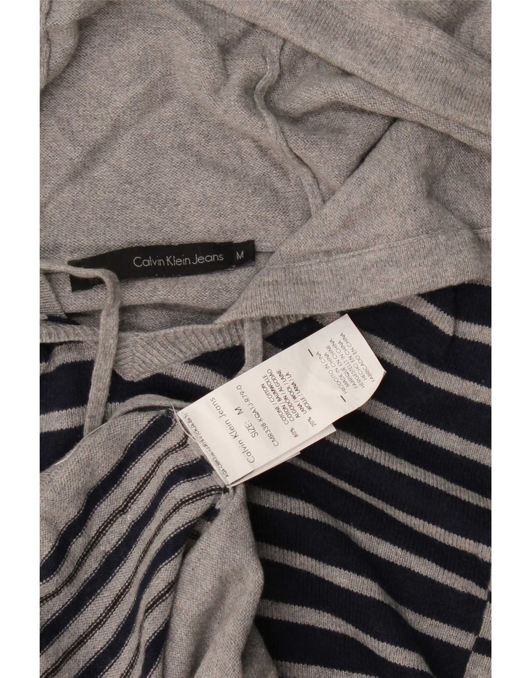 Pulover cu glugă pentru bărbați Calvin Klein Jeans, gri mediu, bloc de culoare
