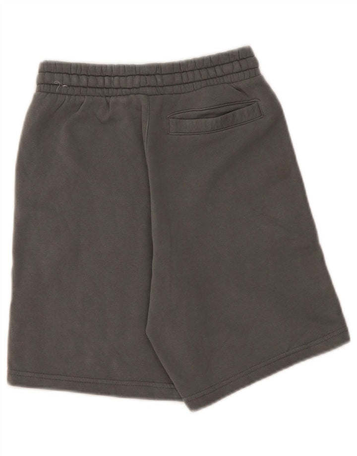 Pantaloni scurți sport pentru băieți NIKE 10-11 ani, bumbac gri mediu