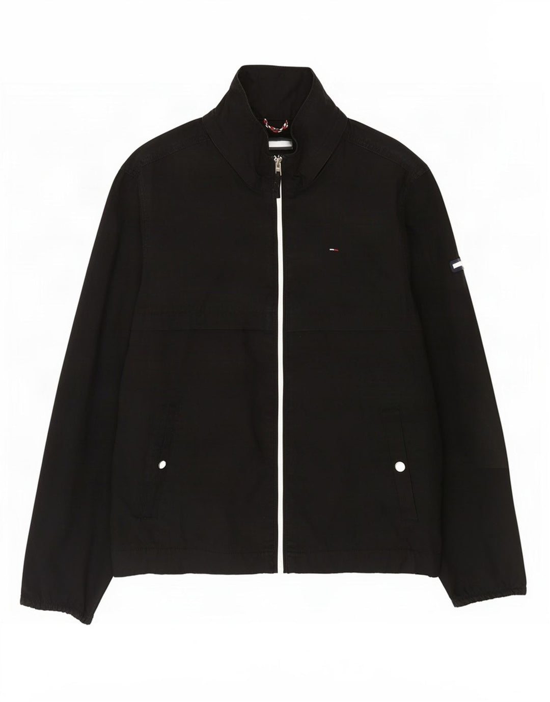 Bomber pentru bărbați Tommy Hilfiger UK 40 mare, negru, bumbac