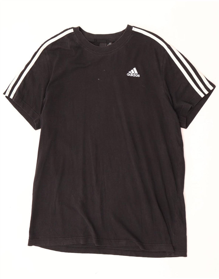 Tricou pentru bărbați Adidas Top mare, negru, bumbac