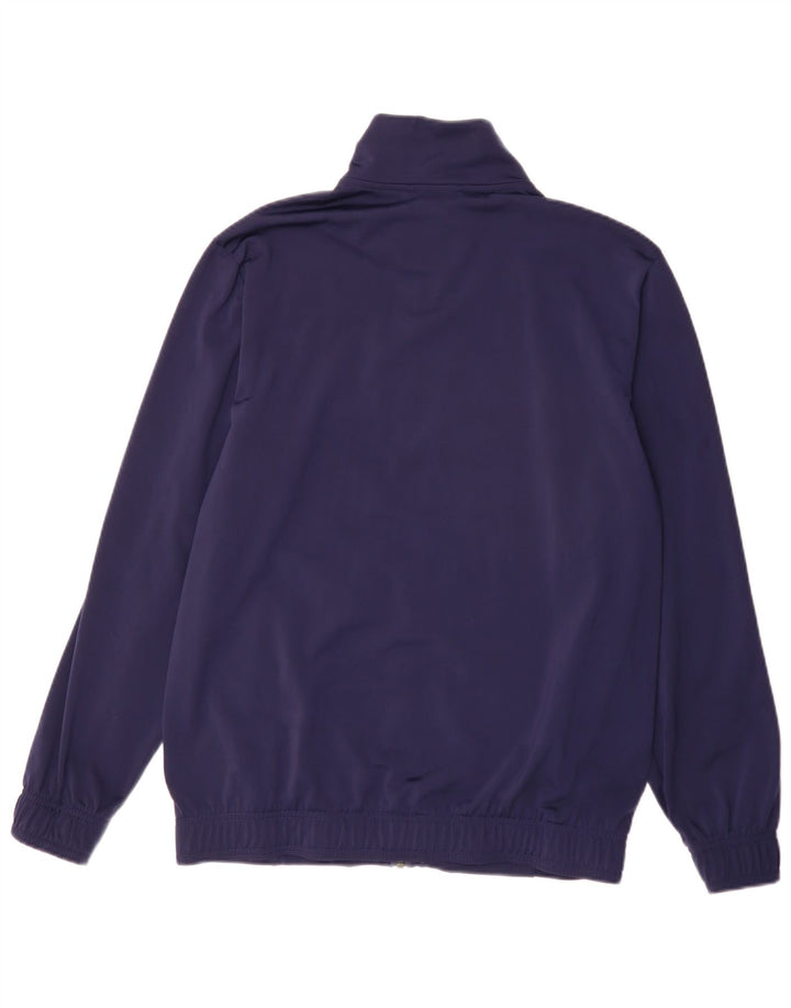 Jachetă de trening Puma pentru bărbați, poliester color bloc, albastru marin mediu