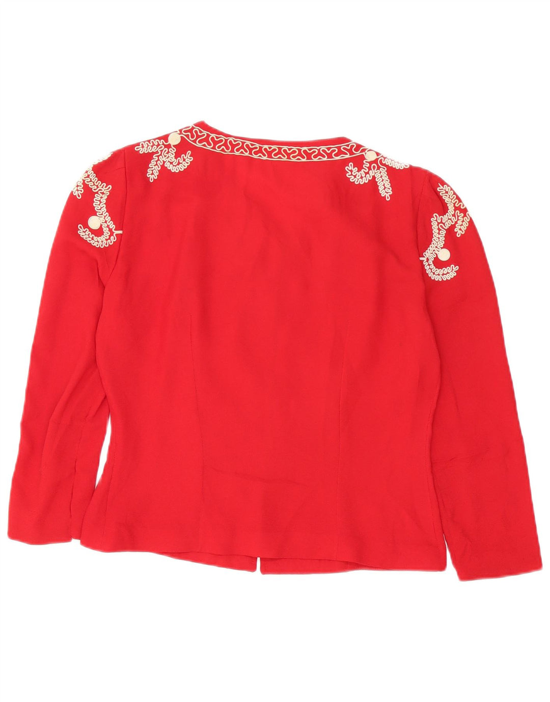 Cardigan Vintage pentru femei UK 14 Medium Red Floral