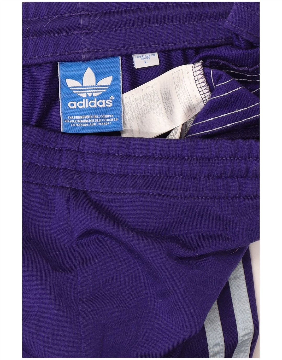 Pantaloni de trening ADIDAS pentru bărbați, poliester violet mare