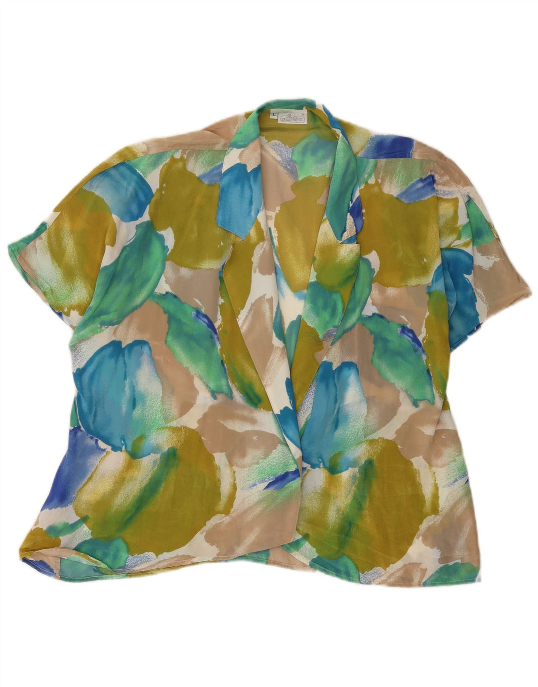 Top cardigan vintage pentru femei UK 16, mare, multicolor